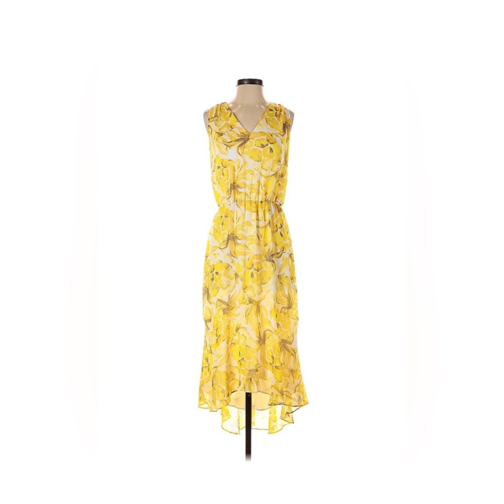 NWT White House Black Market Hi Low Flowy Dress - Size Large